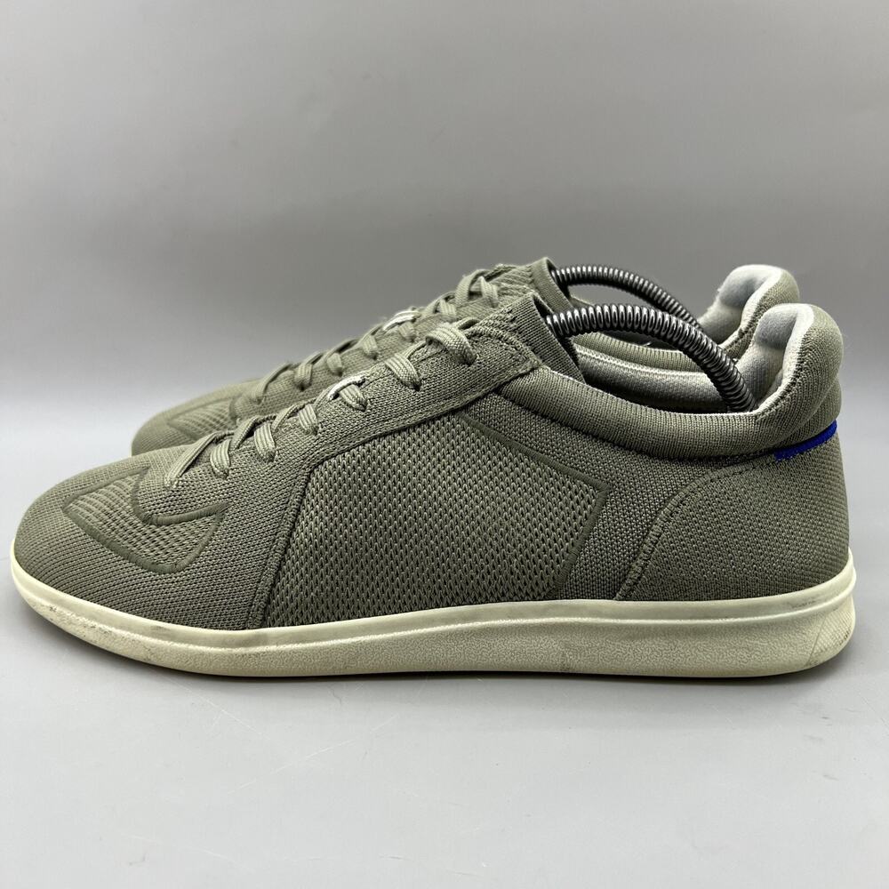 Rothy's RS01 Casual Knit Sneakers Men's Size 11 Green Comfort Low Top Lace Shoes - Picture 3 of 10